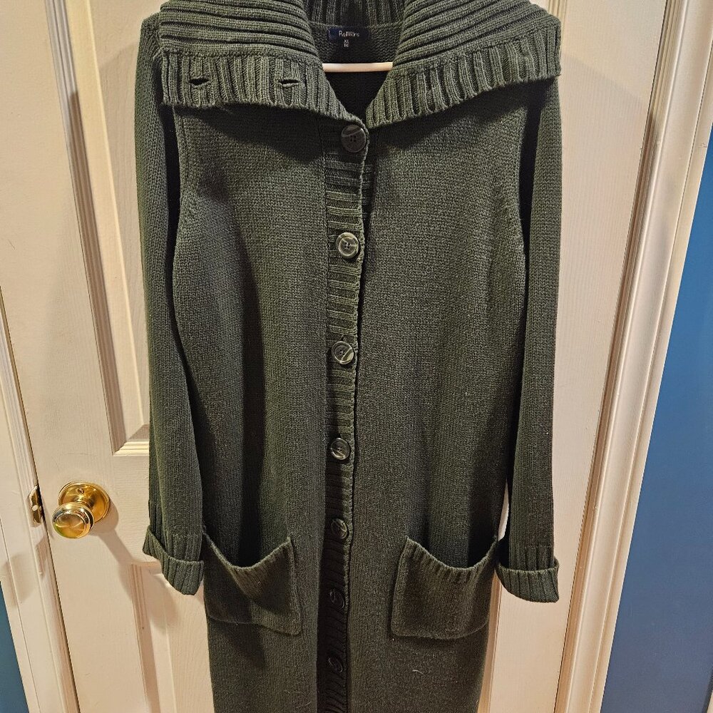 ladies full length knit Cardigan